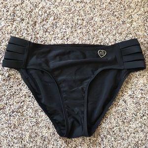 High waisted bikini bottoms